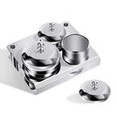 3 piece mini powder & liquid set- stainless steal - Master Nail Supply