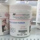 Master Nail crystal clear powder 400gr - Master Nail Supply