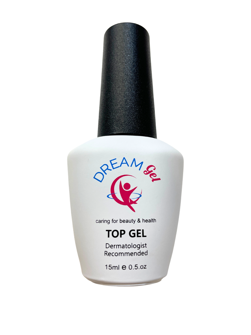 Dream Gel Top Coat No Wipe 15ml - Master Nail Supply 