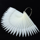 Nail tipsdisplay-long pointed sharp-natural - Master Nail Supply 