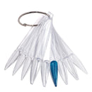 Nail tipsdisplay-long pointed sharp-clear - Master Nail Supply 