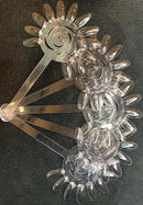 flower nail tip display-clear - Master Nail Supply 