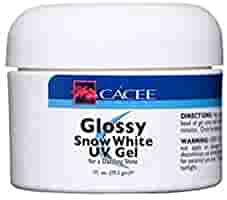 Cacee Glossy Snow White UV Gel - Master Nail Supply 
