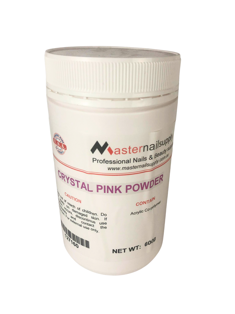 Master Crystal Pink Powder 600gr - Master Nail Supply 