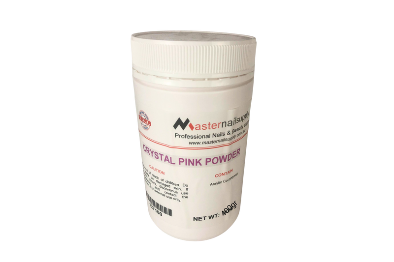 Master Crystal Pink Powder 400gr - Master Nail Supply 