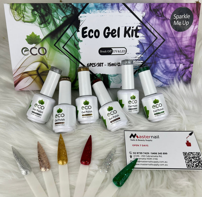 ECO Gel Collecton (Sparkle Me Up) - Master Nail Supply bestseller