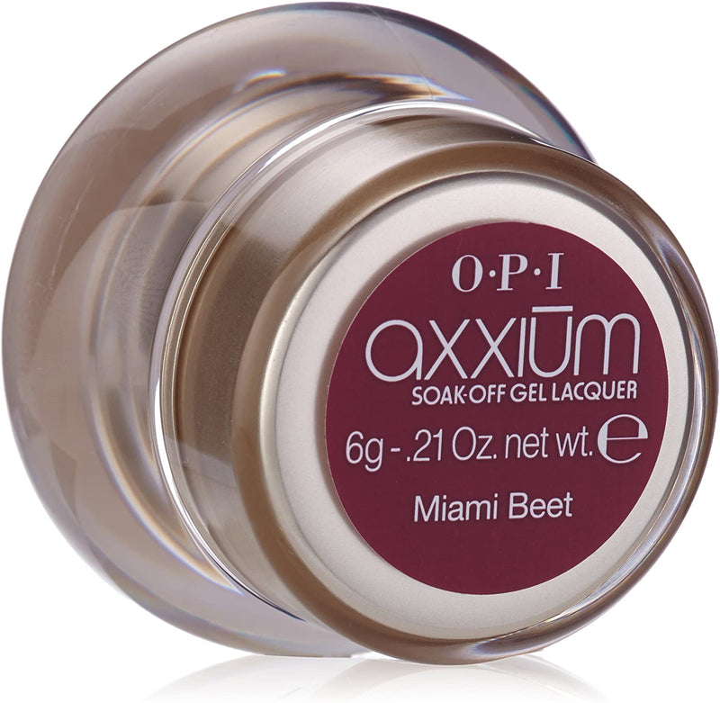 opi axxium soak off lacquer miami beet - Master Nail Supply special&clearance