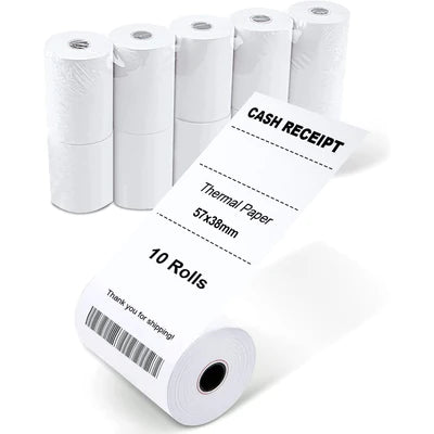 EFTPOS Paper Roll 57x44mm Pack - Master Nail Supply 