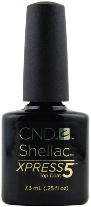 CND Shellac XPRESS5 Top Coat 7.3ml - LED light only - Master Nail Supply 