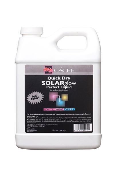 Cacee Quick Dry SOLARglow Perfect Liquid - 32oz (946ml) - Master Nail Supply 