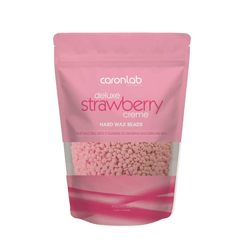 Caronlab strawberry hard wax beads - Master Nail Supply 