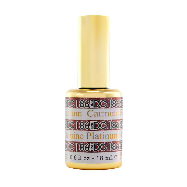 DND DC Platinum Gel-186 Platinum Carmine - Master Nail Supply 