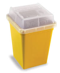 Disposal Yellow Safe Box Large - 4L - Master Nail Supply 