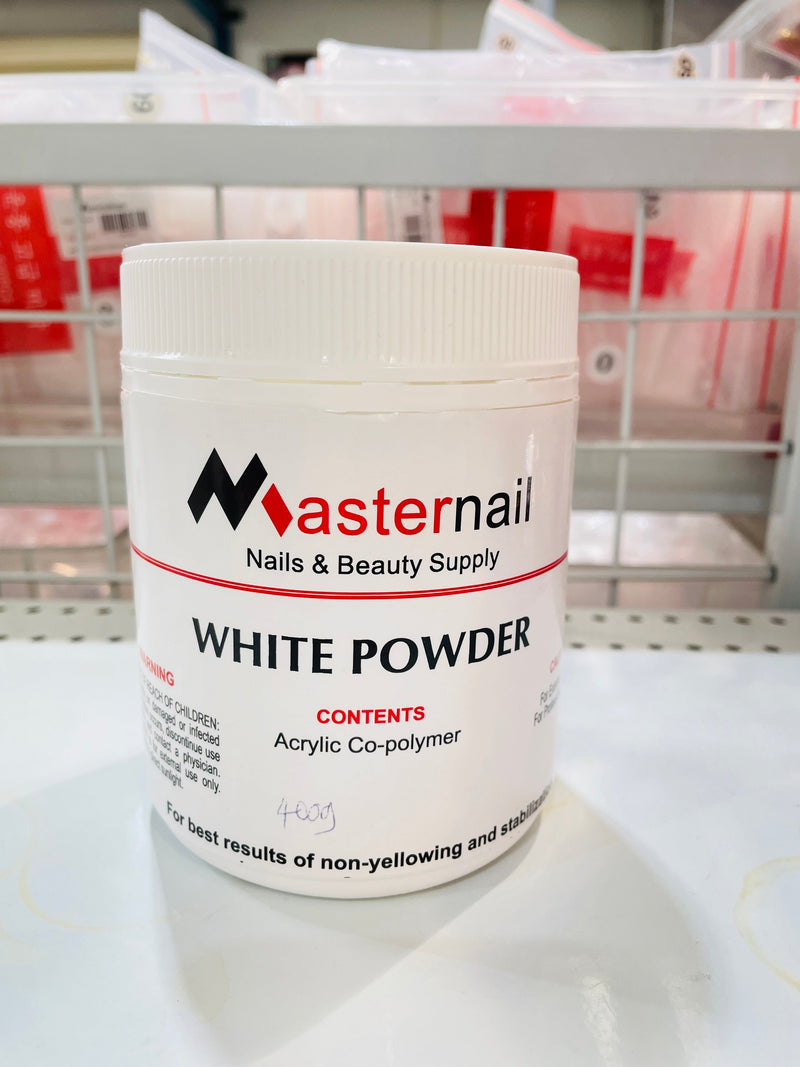 SUPER WHITE POWDER 400g - Master Nail Supply 
