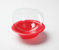 Manicure plastic bowl-red - Master Nail Supply 