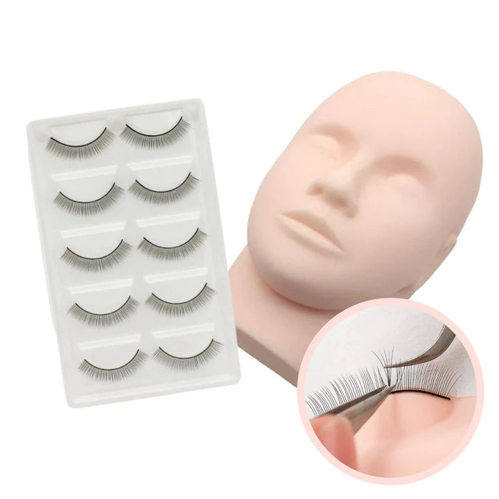 Eyelash Practice Head - Master Nail Supply 