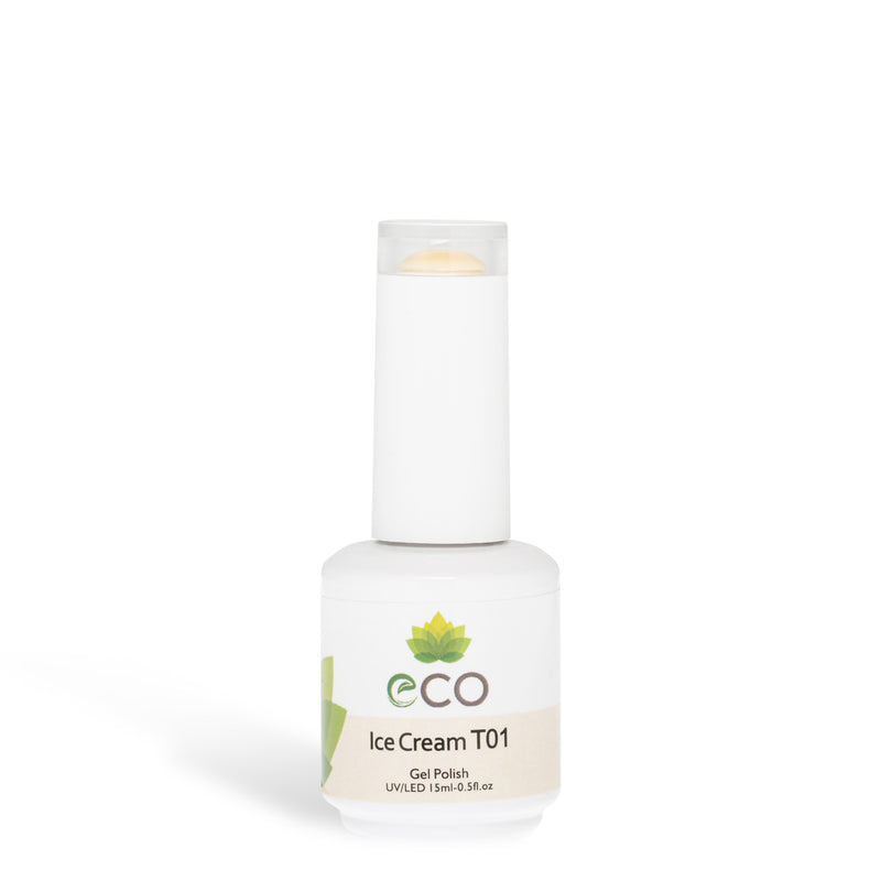 Eco Hot Gel Color - Ice Cream T01 - Master Nail Supply bestseller