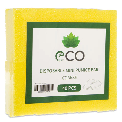Eco Disposable Medium Pumice - 400 pcs - Master Nail Supply 