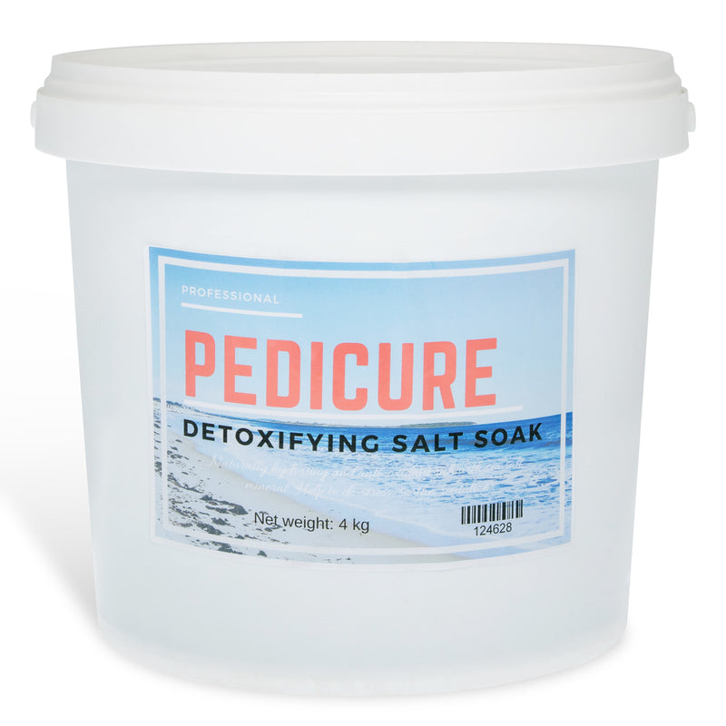 Pedicure salt bucket 4kg (Blue) - Master Nail Supply 
