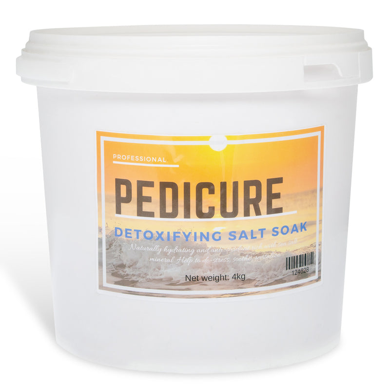 Pedicure salt bucket 4kg (Orange) - Master Nail Supply 