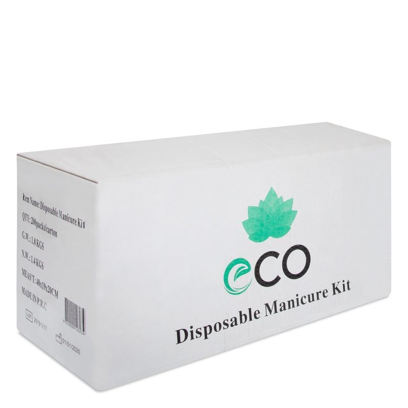 Eco manicure kit 200pack/carton - Master Nail Supply 
