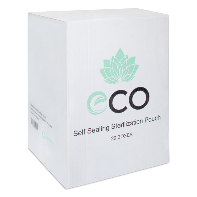 Eco sterilization pouch 20 box/ carton - small size - Master Nail Supply 