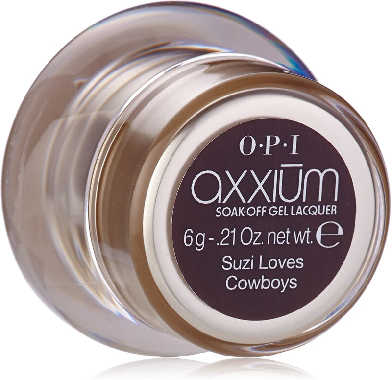 OPI axxium soak off gel lacquer suzi loves cowboys - Master Nail Supply special&clearance