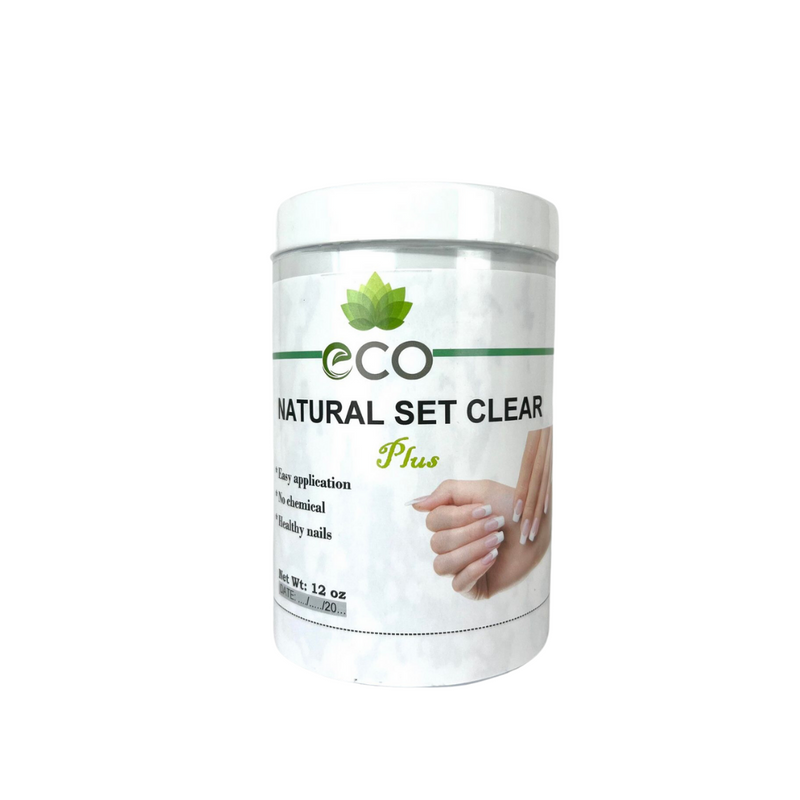 Eco Natural Set Clear 12oz - Master Nail Supply 