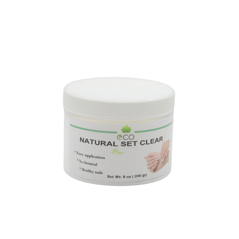 Eco Natural Set Clear 2oz - Master Nail Supply 