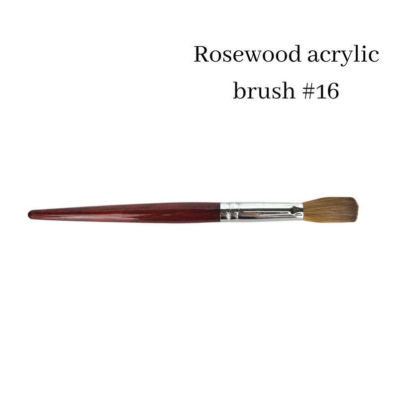 Rosewood Acrylic Brush