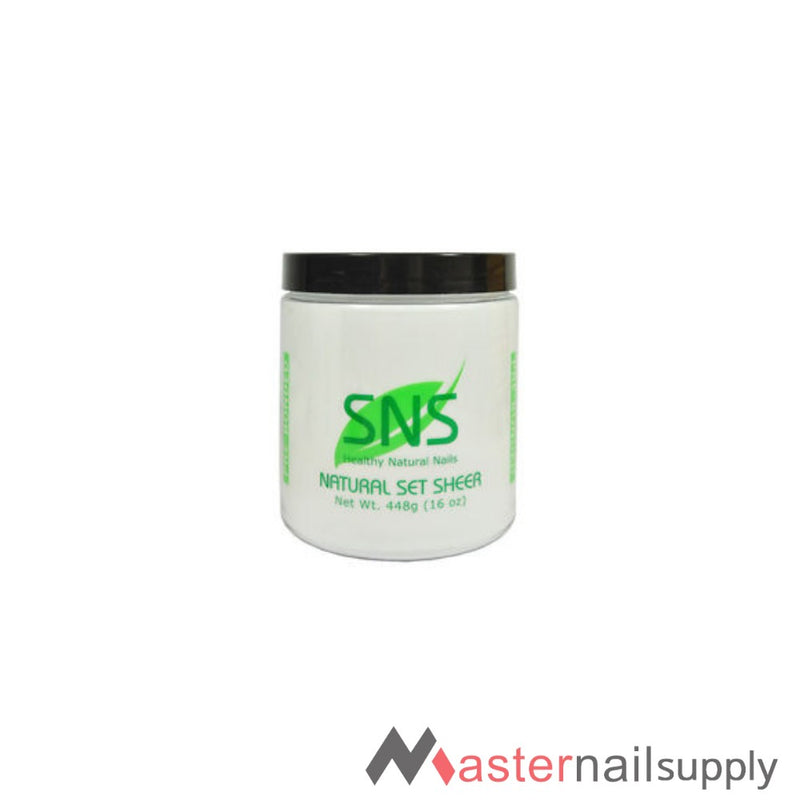 SNS Natural Set Sheer 16oz - Master Nail Supply 