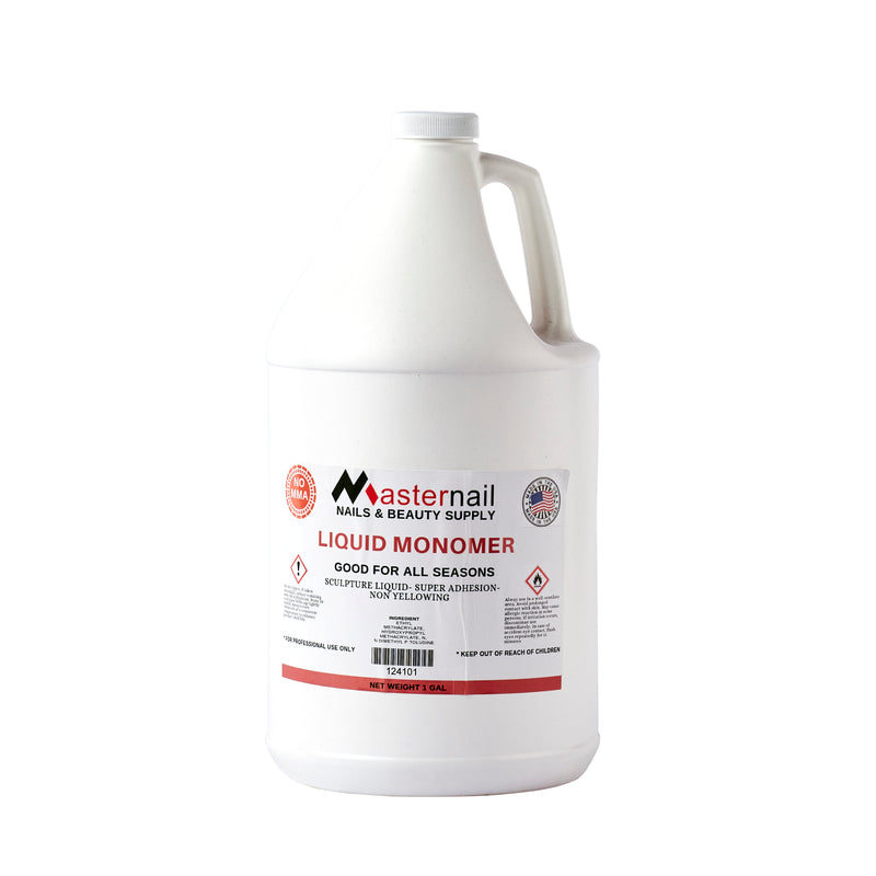 Masternail Liquid Monomer - NO MMA 1GL - Master Nail Supply 