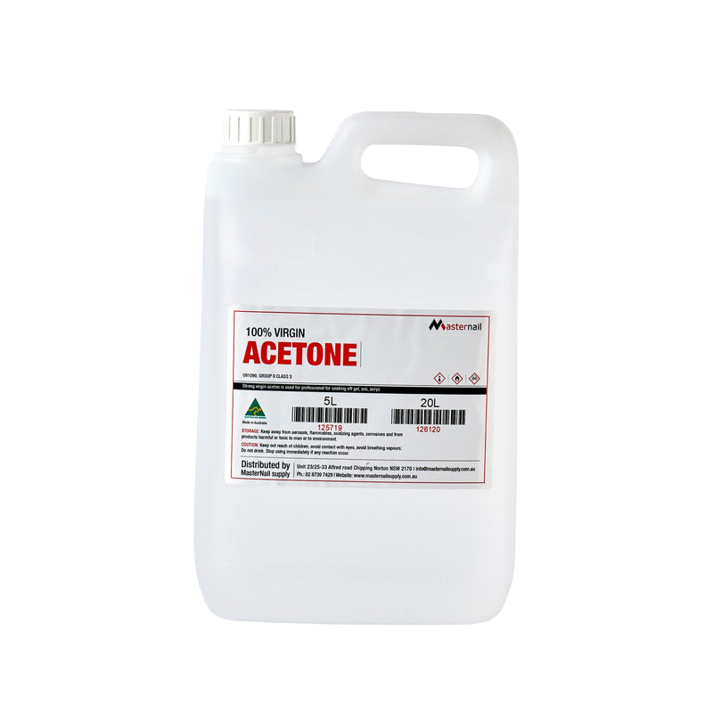 Acetone 5L - Master Nail Supply 