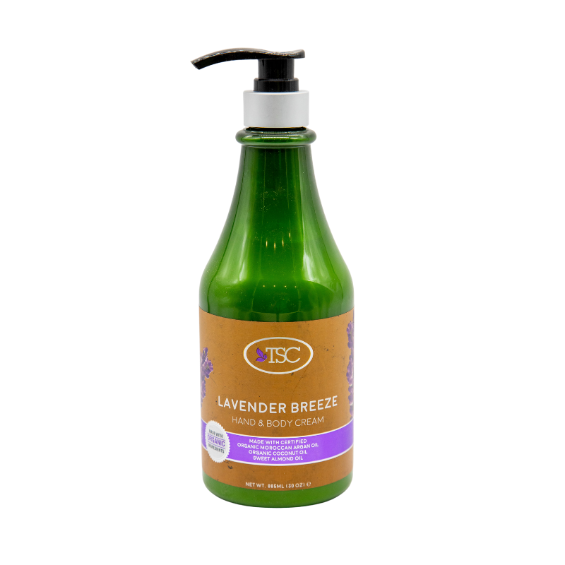 TSC Lavender Breeze Hand & Body Cream - 30 oz (885ml) - Master Nail Supply 