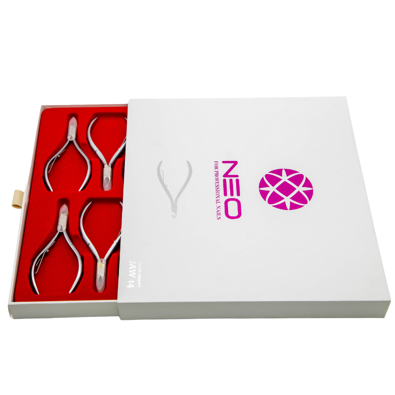 neo cutticle nipper box for professional 10 pcs/ box (purple) - Master Nail Supply 