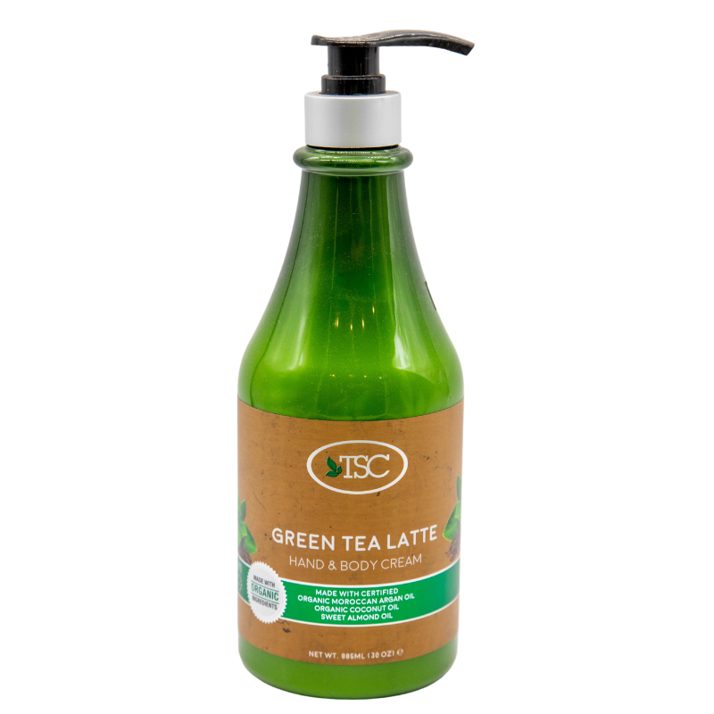TSC Green Tea Latte Hand & Body Cream - 30 oz (885ml) - Master Nail Supply 