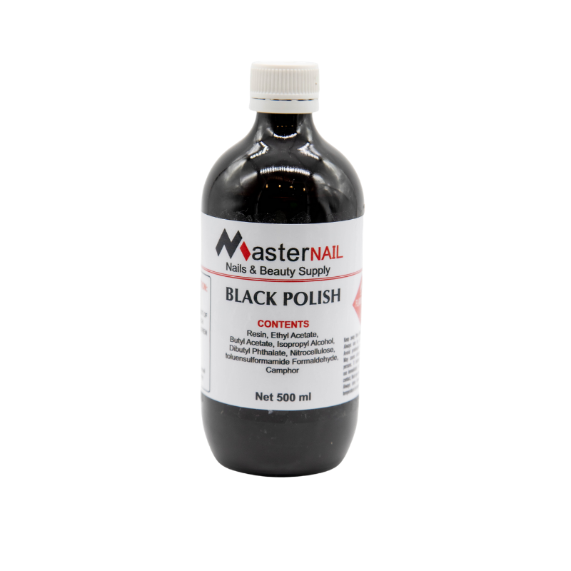 MasterNail Black Polish - Master Nail Supply 