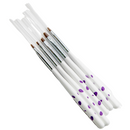NAIL ART BRUSH FRENCH FULL SET OF 5 - Master Nail Supply 
