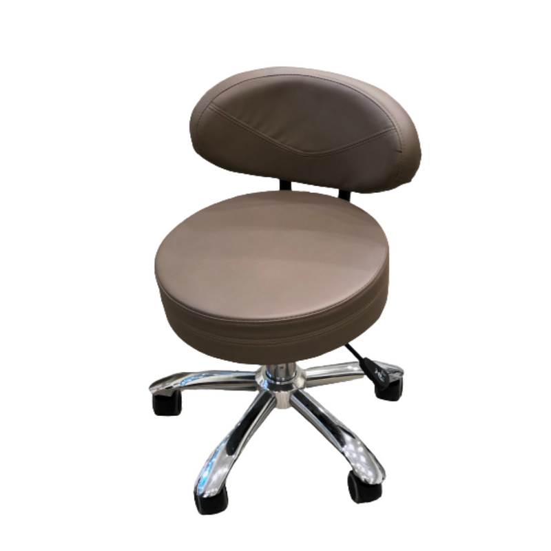 Pedicure stool Master 8000/ new/ brown - Master Nail Supply 