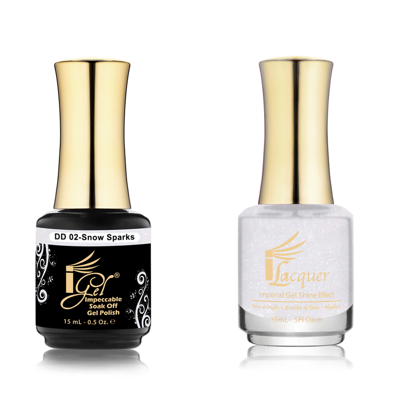 IGEL Duo DD002 SNOW SPARKS - Master Nail Supply 