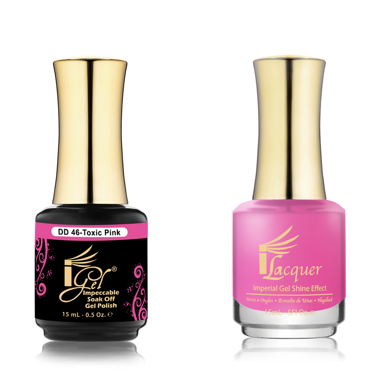 IGEL Duo DD046 TOXIC PINK - Master Nail Supply 