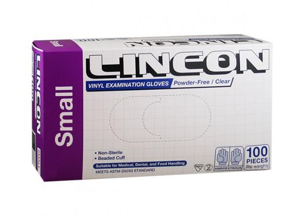 Lincon Vinyl Glove - Single Box (Large) - Master Nail Supply 