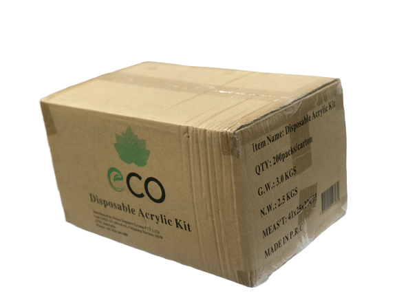 Eco Acrylic Kit 200/pack - Master Nail Supply 